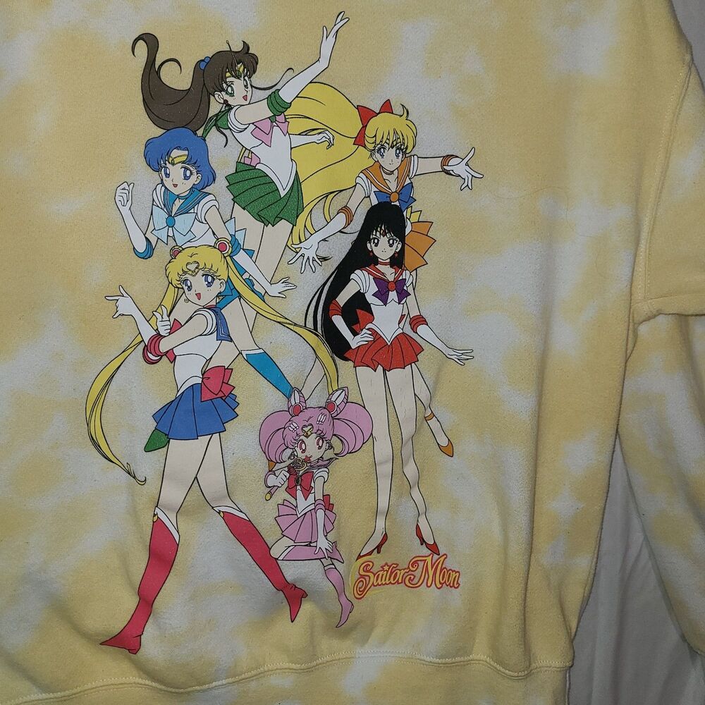 Vintage Sailor moon Naoko Toei Animation Pullover SweatShirt Anime S/M